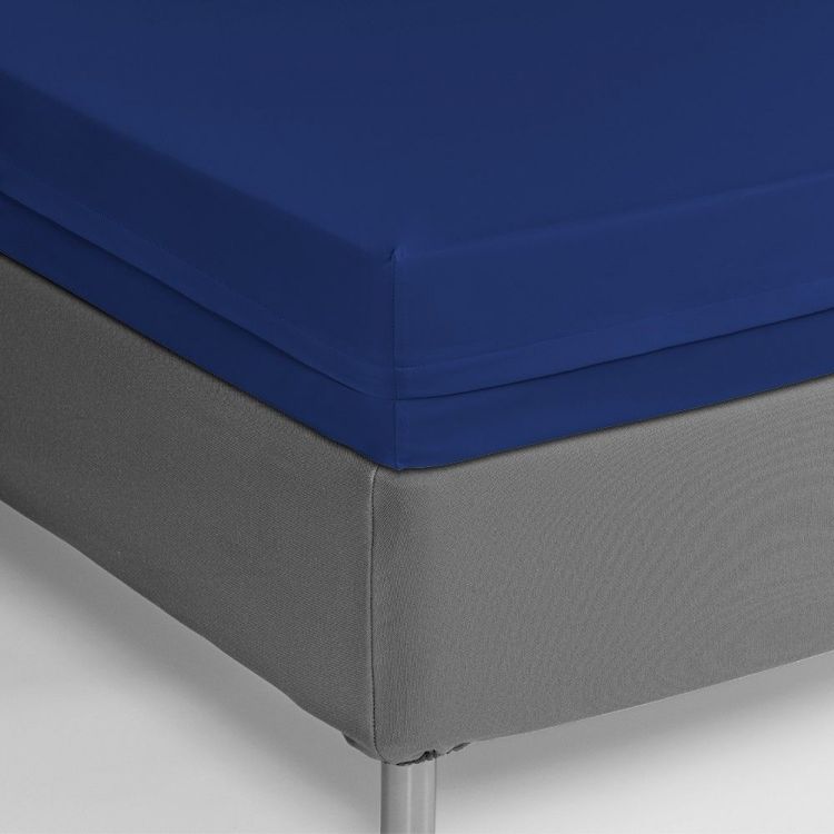 Funda de colchón Poliéster-PU azulina