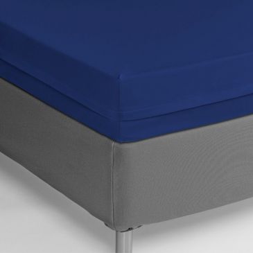Funda de colchón Poliéster-PU azulina