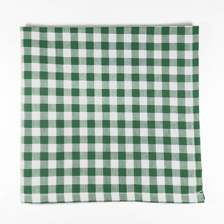 Servilleta cuadros Vichy verde