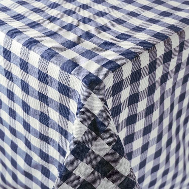Mantel hostelería cuadros Vichy azul