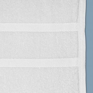 Toalla ducha hotel Rayas blanca 70x140 cm 450 gramos