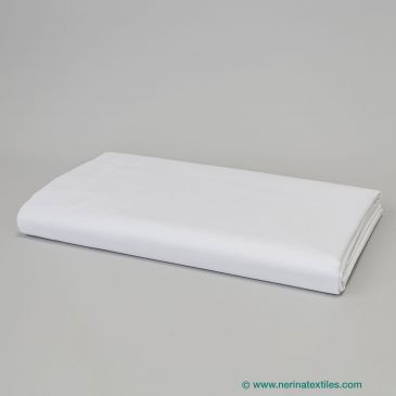 Sábana encimera blanca popelín Algodón de 200 hilos