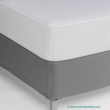 Protector de colchón impermeable y transpirable Punto Liso Algodón-PU hostelería