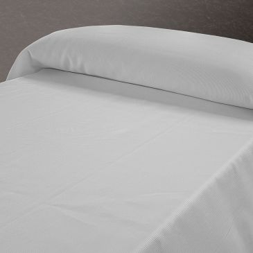 Colcha hotel Otomán blanca Poliéster-Algodón