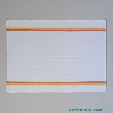 Paño de cocina rayas naranjas