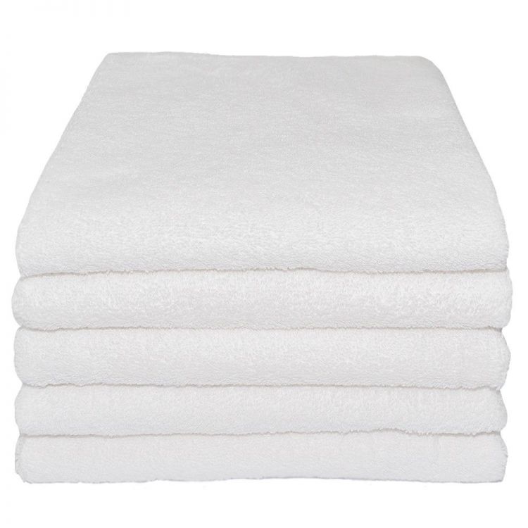 1 docena nuevas (12) toallas de baño blancas de 20x40 5 # POR docena de  toallas de piscina