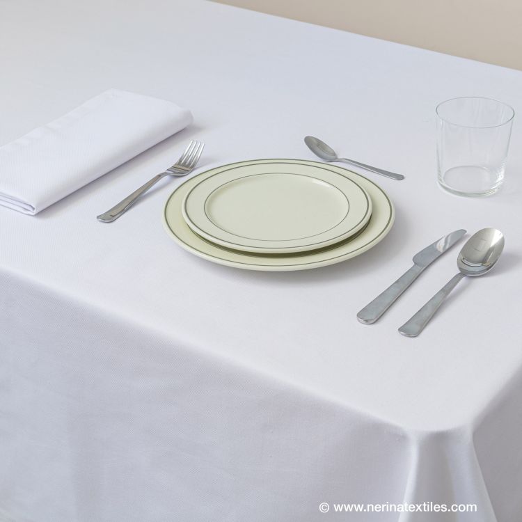 Mantel blanco Panamá antimanchas
