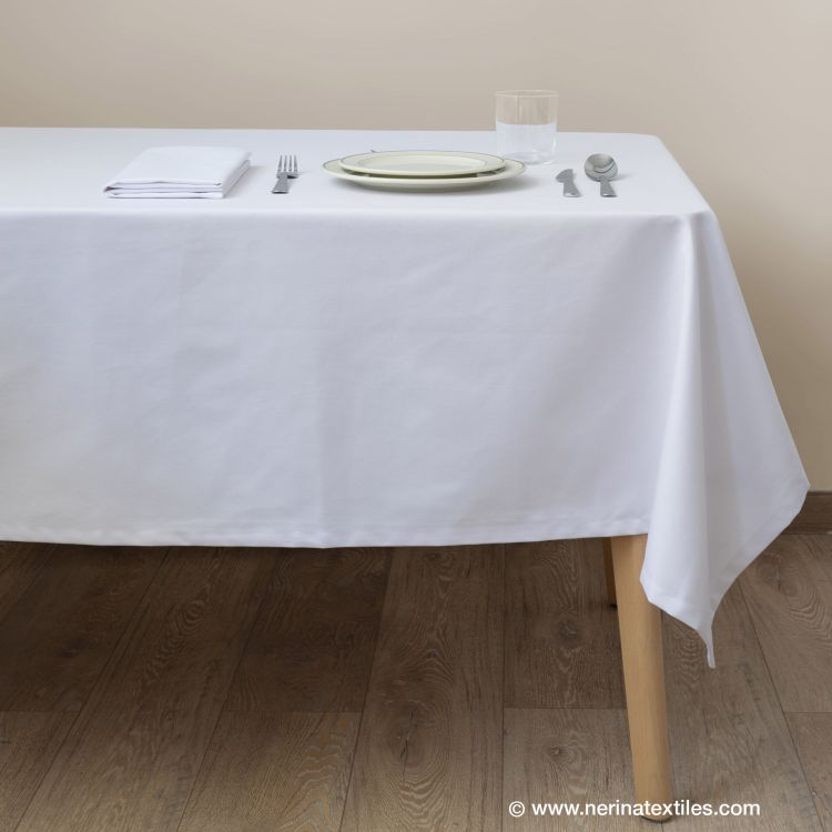 Mantel blanco Panamá antimanchas