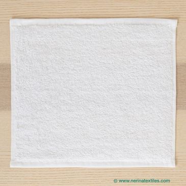Toalla Lisa blanca 50x50 cm 500 gramos