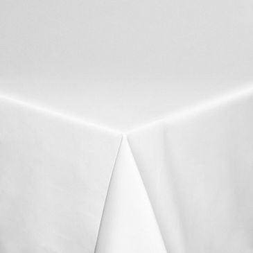 Mantel para restaurante de satén blanco Poliéster-Algodón