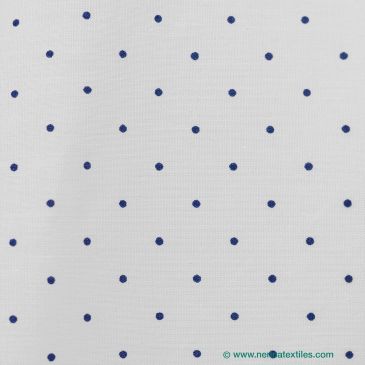 Bata paciente hospital Topos Azules manga corta Talla M