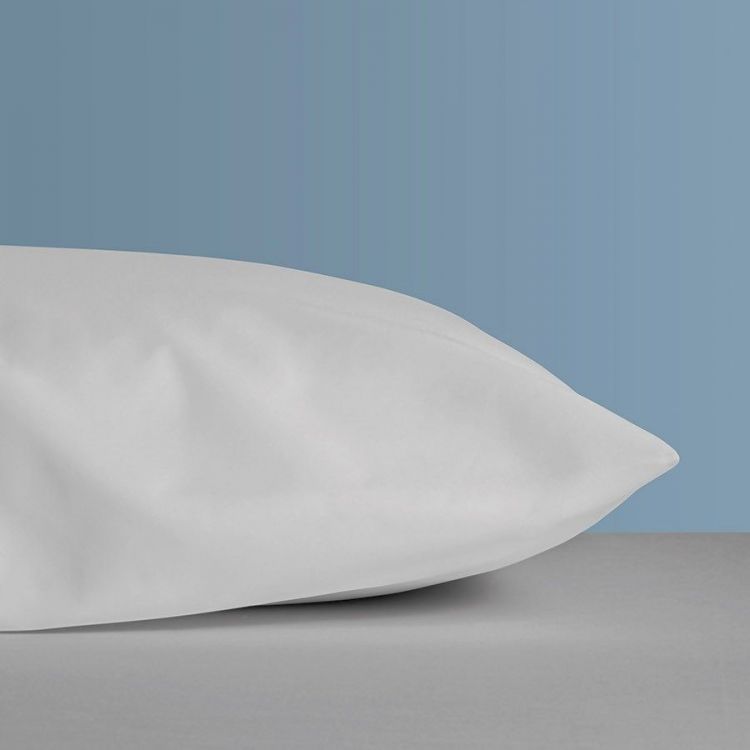 Funda protectora de almohada impermeable y transpirable Punto Liso Poliéster PU hostelería