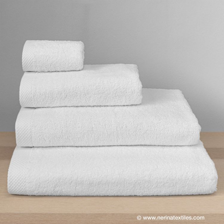 Toalla tocador Lisa Spa blanca 30x50 cm 520 gramos hotel